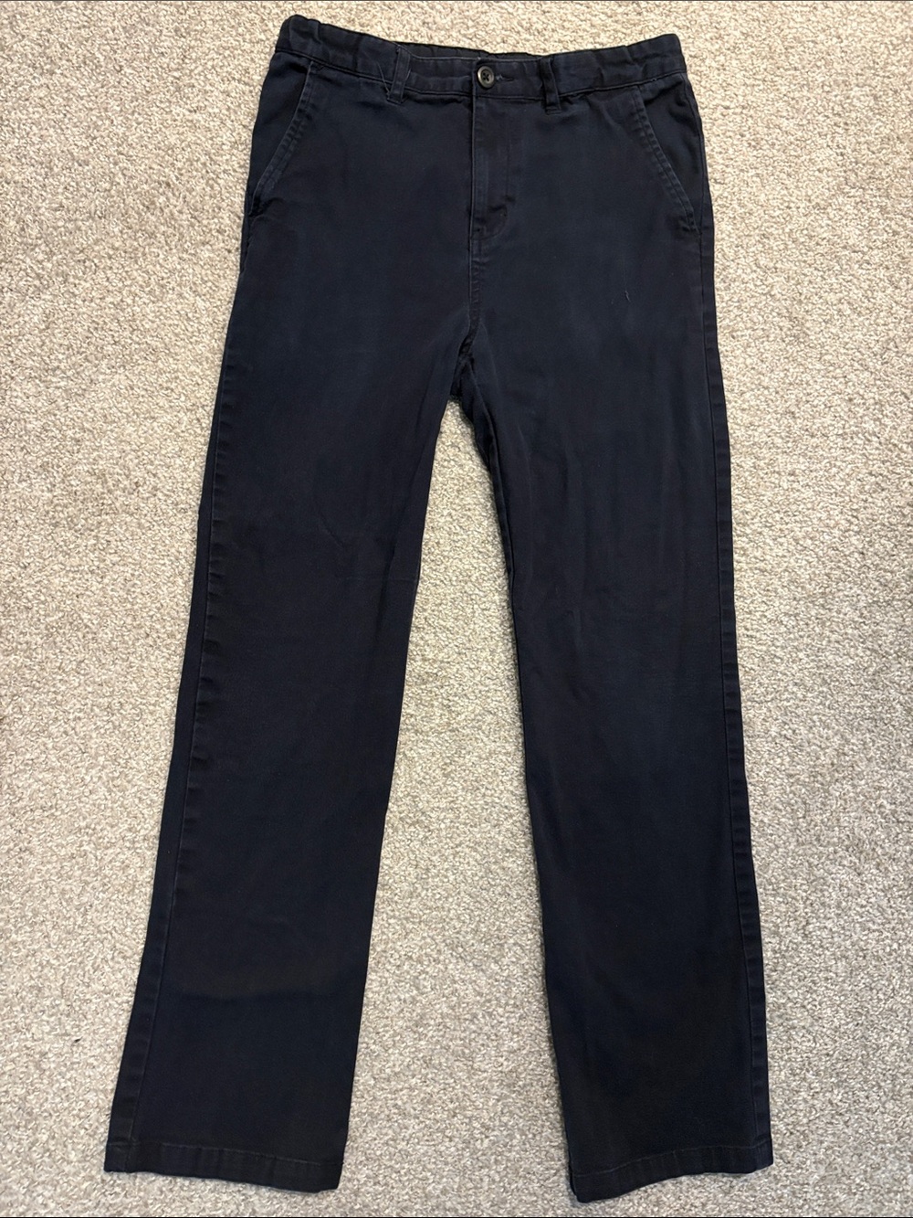 Old Navy Navy Blue Straight-Leg Kids Chino Pants
